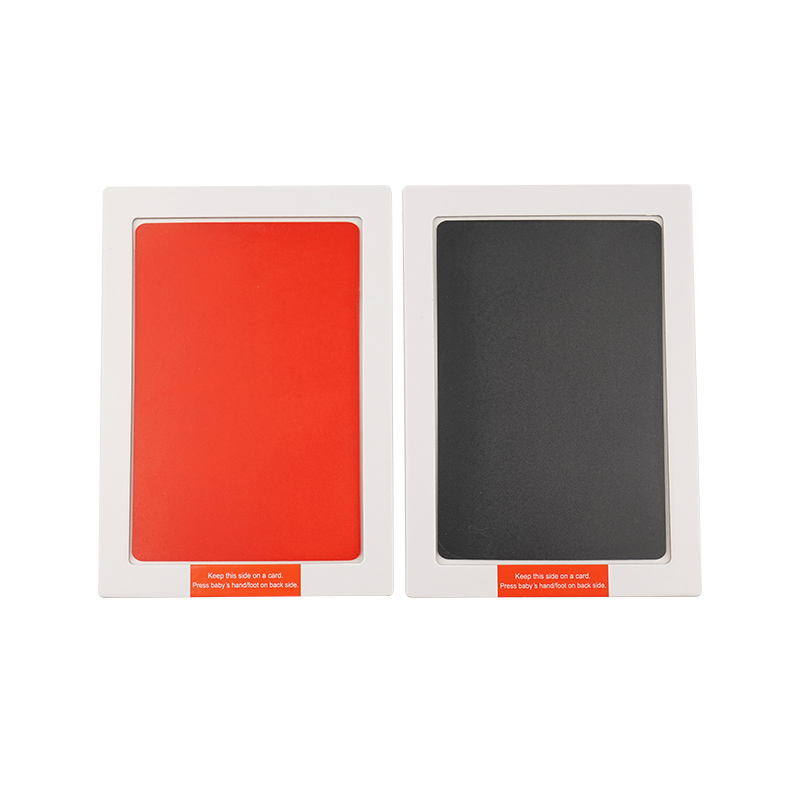 大號防交叉感染嬰兒足跡印臺WZ-2104，17.8*12.6cm